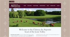 Desktop Screenshot of chateaudesarpentis.com